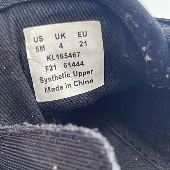 Kate Spade x Keds Black Glitter Sneakers Lace Toddler Size US 5M - Picture 12 of 13